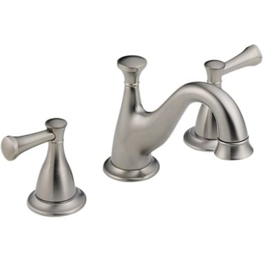 Click here to see Delta 3540-SSLHP Delta 3540-SSLHP H240SS Lockwood Two Handle Widespread Lavatory Faucet 