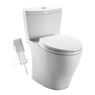 Click here to see Toto MS654204MF#11 Toto MS654204MF#11 White Aquia Elongated One-Piece Toilet