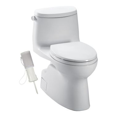 Click here to see Toto MS614114CEFG#01 Toto MS614114CEFG#01 Cotton White Carlyle II One-Piece Toilet
