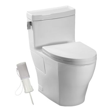 Click here to see Toto MS626214CEFG#11 Toto MS626214CEFG#11 White Aimes One-Piece Elongated Toilet