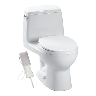 Click here to see Toto MS854114#01 Toto MS854114 Cotton White Ultimate Elongated One-Piece Toilet