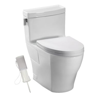 Click here to see Toto MS624214CEFG#11 Toto MS624214CEFG#11 White Legato Elongated One-Piece Toilet
