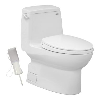 Click here to see Toto MS874414SG#01 Toto MS874414SG#01 Cotton White Carlyle Elongated One-Piece Toilet