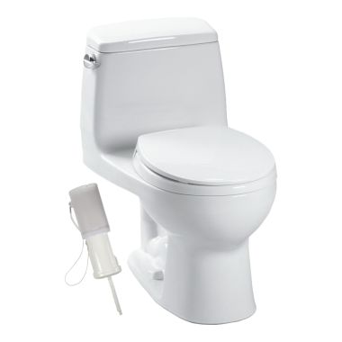 Click here to see Toto MS854114EL#01 Toto MS854114EL#01 Cotton White Eco UltraMax Elongated One-Piece Toilet