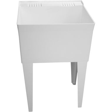 Click here to see Fiat FL1100 Fiat FL1100 Molded Stone Laundry Tub with Legs