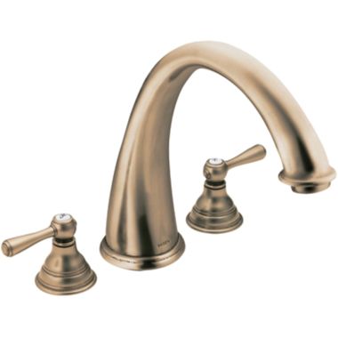 Click here to see Moen T920AZ Moen T920AZ Two Handle High Arc Roman Tub Faucet