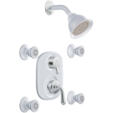 Click here to see Moen 243PMC Moen 243PMC Monticello Moentrol Vertical Spa