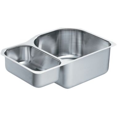 Click here to see Moen 22373 Moen 22373 Lancelot Double Bowl Stainless Steel Kitchen Sink
