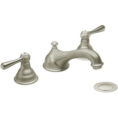 Click here to see Moen CAT6105BN Moen CAT6105BN Brushed Nickel Bath Sink Faucet Trim Two-Handle 8