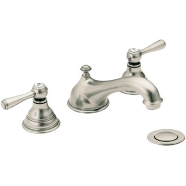 Click here to see Moen CAT6105AN Moen CAT6105AN Antique Nickel Bath Sink Faucet Trim Two-Handle 8