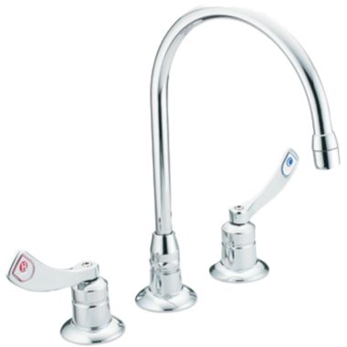 Click here to see Moen CA8225 Moen CA8225 Chrome Brass Sink Faucet Two Wrist Blade Handle 8