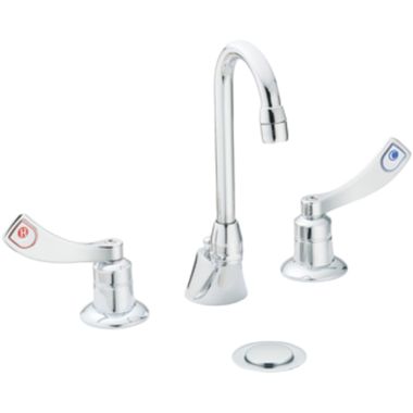 Click here to see Moen CA8246 Moen CA8246 Chrome Brass Sink Faucet Two Wrist Blade Handles 8