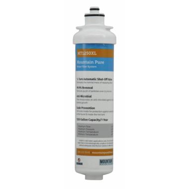 Click here to see  MT1250XL Mountain Plumbing Mountain Pure Carbon Water Filtration System with MT1250XL/RFC Filter - MT1250XL