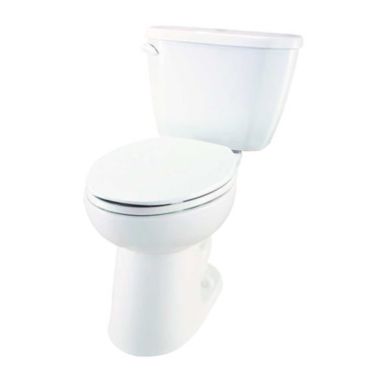Click here to see Gerber HE-21-519 Gerber HE-21-519 Viper Two-Piece Compact Elongated Toilet, 1.28 gpf, 12