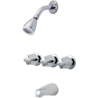 Click here to see Pfister 01-911 Pfister 01-911 01 Three Handle Tub and Shower Trim Kit