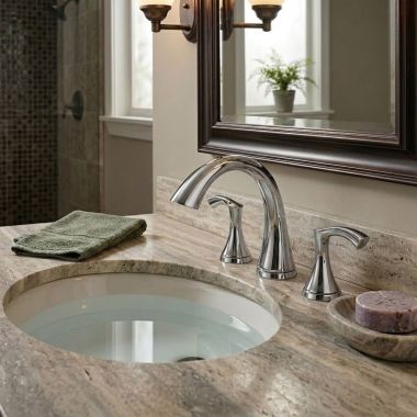 Click here to see Danze D304022 Danze Antioch Widespread Bathroom Faucet With Touch-Down Drain, Lever Handle, ADA, 1.5 GPM, Chrome - D304022
