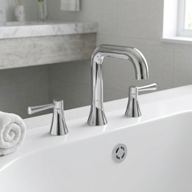 Click here to see Toto TB794DD#CP Toto TB794DD#CP Polished Chrome Nexus Deck-Mount Bath Faucet