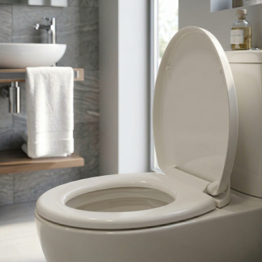 Click here to see TOTO USA INC SS204#12 TOTO SOFTCLOSE Elongated Toilet Seat and Lid, Sedona Beige - SS204#12