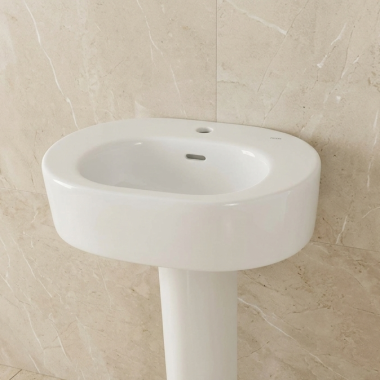 Click here to see Toto LT790#01 Toto Nexus Pedestal Lavatory, Sink Only Single Hole, Cotton White - LPT790