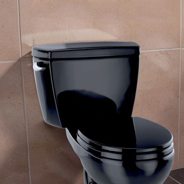 Click here to see Toto ST743S#51 TOTO Drake Toilet Tank, Left-Hand Trip Lever, 1.6 GPF, Ebony - ST743S#51