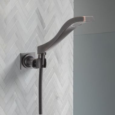 Click here to see Delta 55051-RB Delta Dryden Single-Setting Adjustable Wall Mount Hand Shower, Touch-Clean, 2.5 GPM, Venetian Bronze - 55051-RB