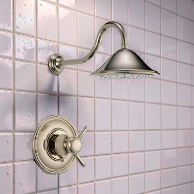 Click here to see Brizo T60210-PN-2.5 Brizo Traditional Tempassure Thermostatic Shower Only Trim, 2.5 GPM, Brilliance Polished Nickel - T60210-PN-2.5