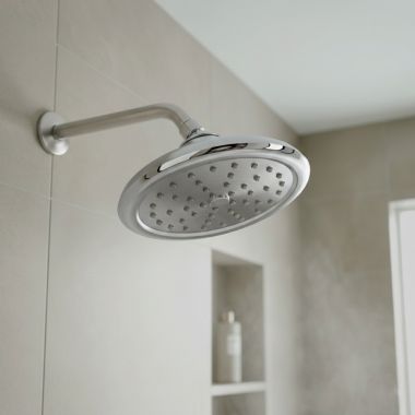 Click here to see MOEN S6310EP Moen 7” Round One Function Raincan Shower Head with Immersion, WaterSense, 1.75 GPM, Chrome - S6310EP