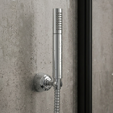 Click here to see MOEN S11705EP Moen Fina Single-Function Wall-Mount Eco-Performance Handheld Shower, WaterSense, 1.75 GPM, Chrome - S11705EP