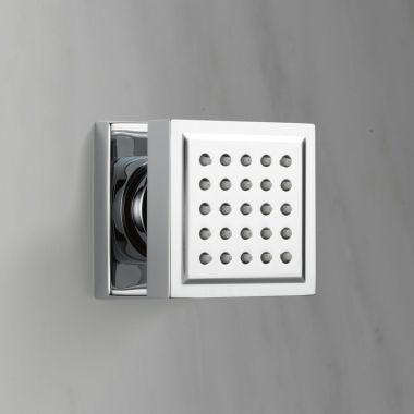 Click here to see Delta 50150 Delta Surface Mount Square Body Spray, Chrome - 50150