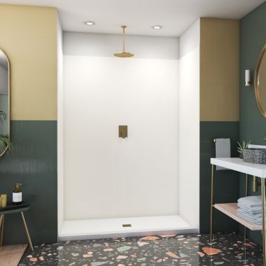 Click here to see Swanstone SS00603.010 Swanstone SS-60-3-010 Bathtub 3-Panel White Wall Kit