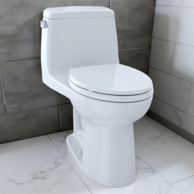 Click here to see Toto MS854114#01 TOTO Ultimate One-Piece Elongated 1.6 GPF Toilet, Cotton White - MS854114#01