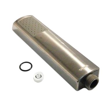 Click here to see Toto THP4068#PN TOTO Soiree Single-Function Hand Shower for TB960S Two-Handle Roman Tub Trim, 2.5 GPM, Square, Polished Nickel - THP4068#PN