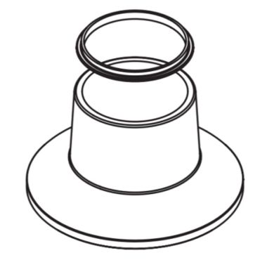 Click here to see Moen 52122 Moen 52122 Chrome Commercial Metering Escutcheon Kit