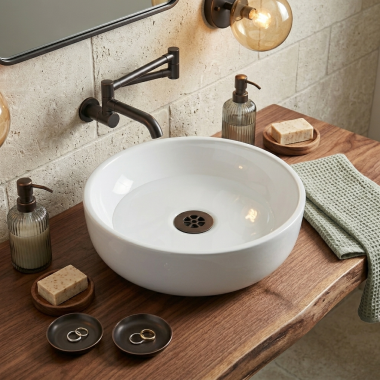 Click here to see BRIZO RP72411RB Brizo Grid Strainer without Overflow, Venetian Bronze - RP72411RB
