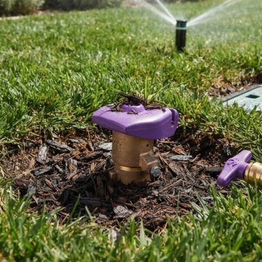 Click here to see Rainbird COVERASSYL Rain Bird NP Locking Rubber Cover for 5 Series Quick Coupler Valves, Purple - COVERASSYL (20725104)