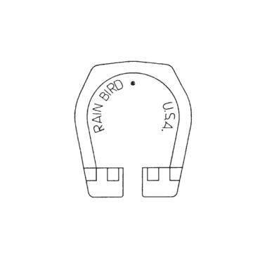 Click here to see Rainbird COVERYELLW Rain Bird Rubber Cover for Quick Coupler Valves, Yellow - 20695401