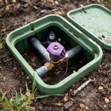 Click here to see Rainbird I5NP Rain Bird International Model, 2-Piece Body Inlet Quick Coupling Valve with Non-Potable Locking Cover, 1