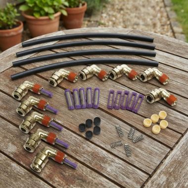 Click here to see Rainbird KITELBOWFI Rain Bird Parts Kit for EFB-CP Series Brass Valves with Filter, Resistor, Tube, and Elbow - 208554