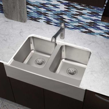 Click here to see Elkay ELUHF3320 Elkay ELUHF3320  Lustertone Farmhouse Sink