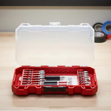 Click here to see Milwaukee 48-32-4403 Milwaukee SHOCKWAVE Impact Duty Driver Bit Set, 18-Piece - 48-32-4403