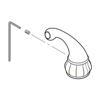 Click here to see Pfister 940-027J Pfister 940-027J Treviso Handle With Set Screw, PVD Brushed Nickel