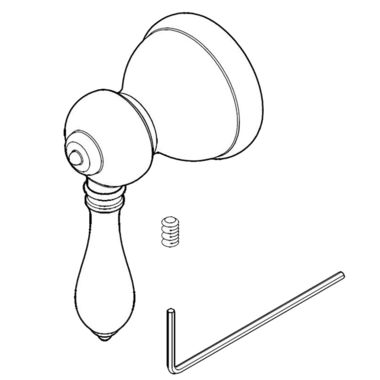 Click here to see Pfister 940-069J Pfister 940-069J Marielle Replacement Faucet Handle, PVD Brushed Nickel