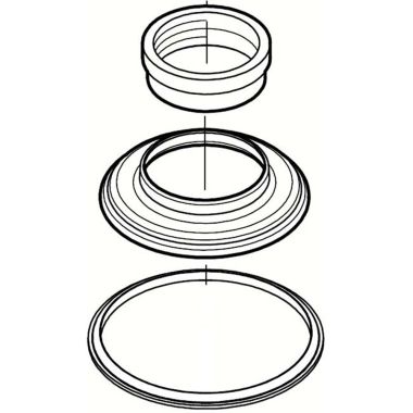 Click here to see Pfister 960-048J Pfister Catalina 49 Series Replacement Hub Trim Ring, PVD Brushed Nickel - 960-048J