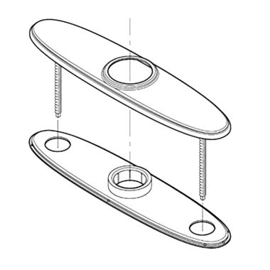 Click here to see Pfister 961-061U Pfister 961-061U Deck Subassembly, Rustic Bronze