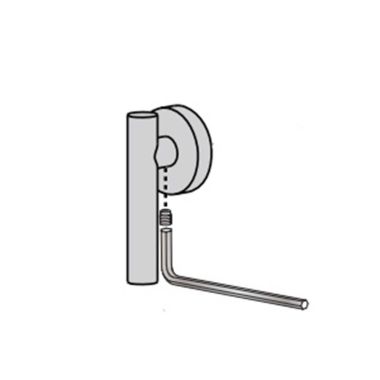 Click here to see Symmons T-242A SYMMONS T-242A HANDLE, CYLINDER, ASSEMBLED