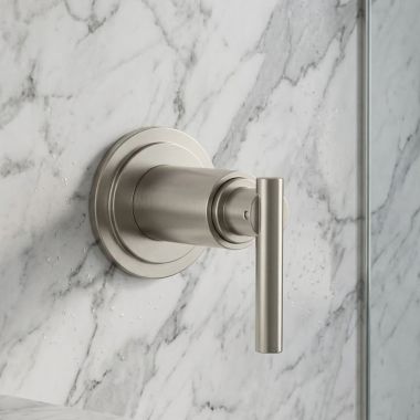 Click here to see Grohe 19182EN0 GROHE Atrio Volume Control Valve Trim with Lever Handle, Brushed Nickel - 19182EN0