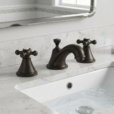 Click here to see Grohe 18733ZB0 GROHE Geneva Cross Handle Set, Oil Rubbed Bronze - 18733ZB0