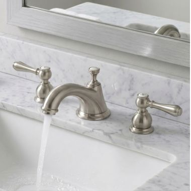 Click here to see Grohe 18734EN0 GROHE Geneva Lever Handle Set, Brushed Nickel - 18734EN0