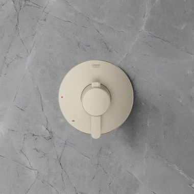 Click here to see Grohe 19881EN0 Grohe Grohflex Pressure Balance Single-Handle 2-Function Valve Trim, Lever Handle, Brushed Nickel - 19881EN0