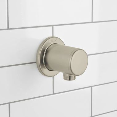 Click here to see Grohe 28627EN0 Grohe 28627EN0 Relexa Shower Outlet Elbow, Brushed Nickel